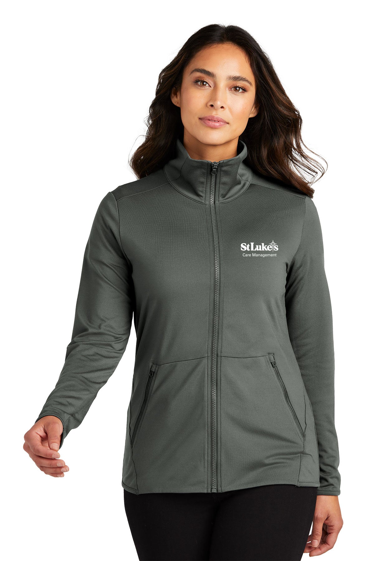 Port Authority Women's Accord Stretch Fleece Full-Zip - LK595 - Care Management