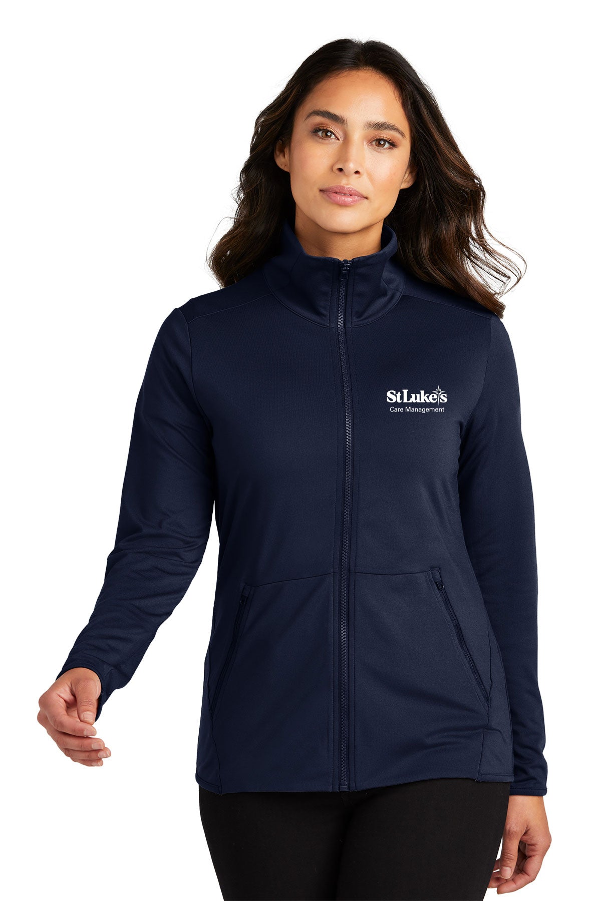 Port Authority Women's Accord Stretch Fleece Full-Zip - LK595 - Care Management