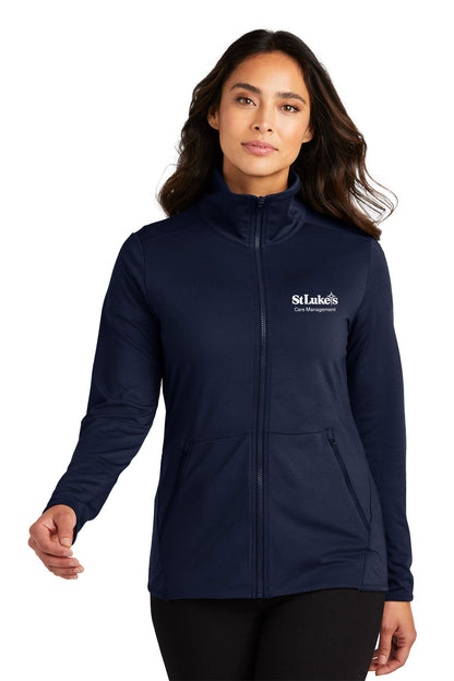 Port Authority Women's Accord Stretch Fleece Full-Zip - LK595 - Care Management