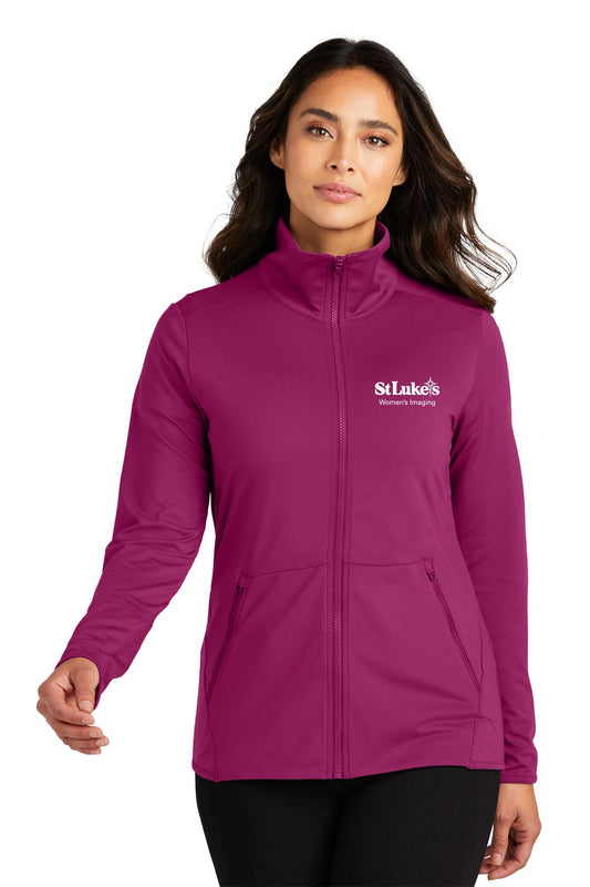 Port Authority Women's Accord Stretch Fleece Full-Zip - LK595 - WomensImg