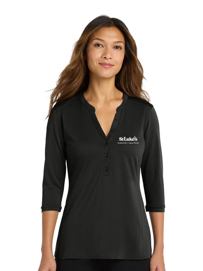 Port Authority Women's UV Choice Pique Henley - LK750 - Quakertown