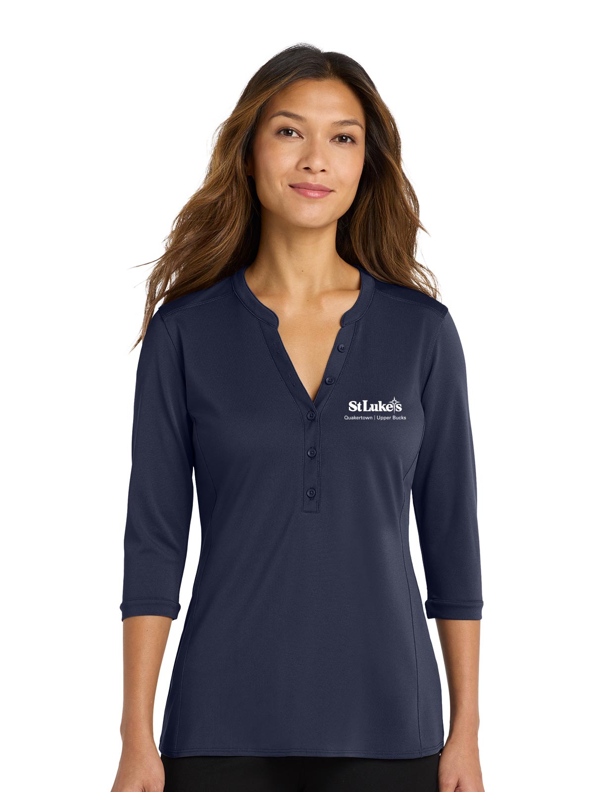 Port Authority Women's UV Choice Pique Henley - LK750 - Quakertown