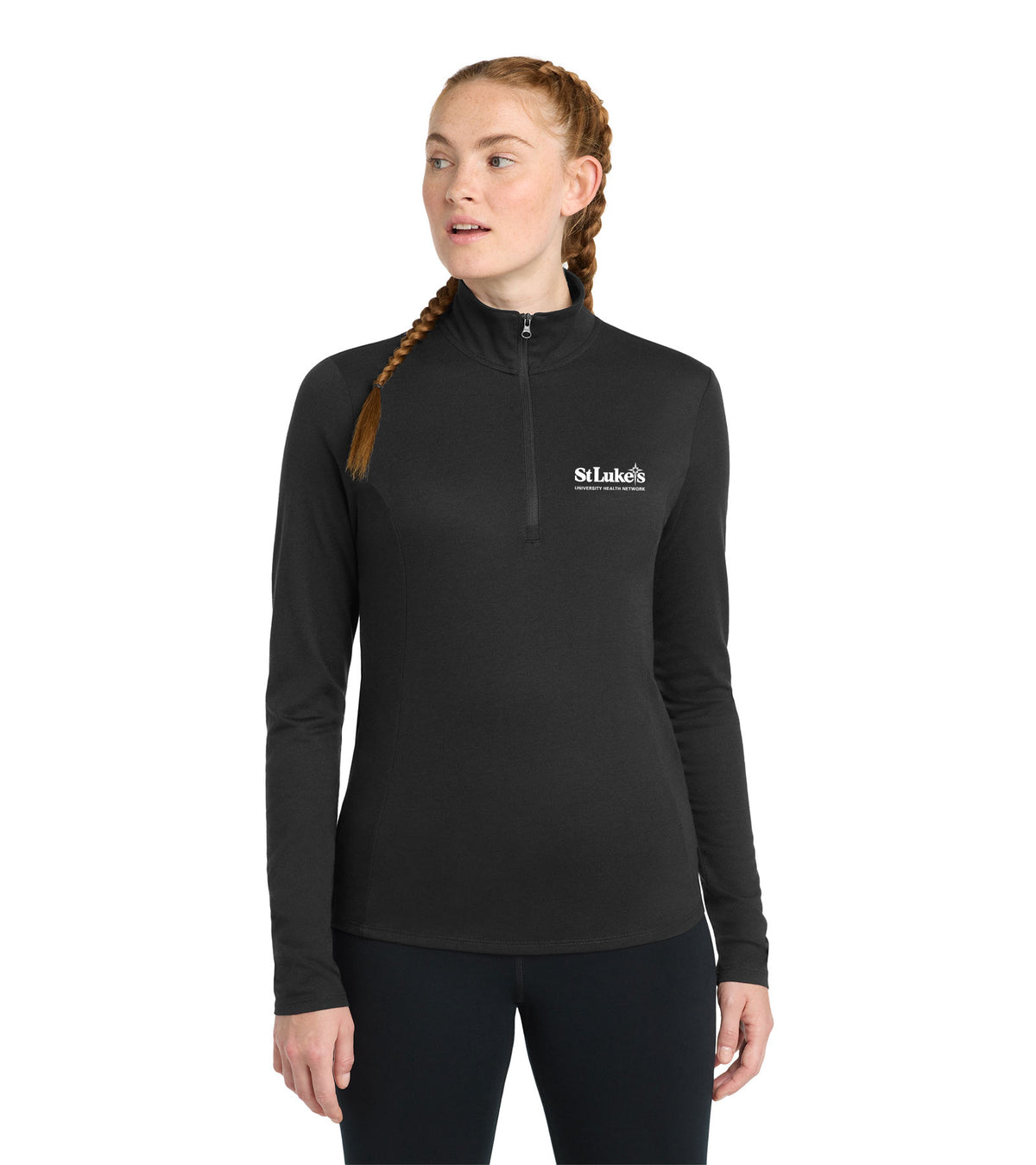 Ladies Sport-Tek PosiCharge Tri-Blend Wicking 1/4-Zip Pullover - LST407 - Forensic
