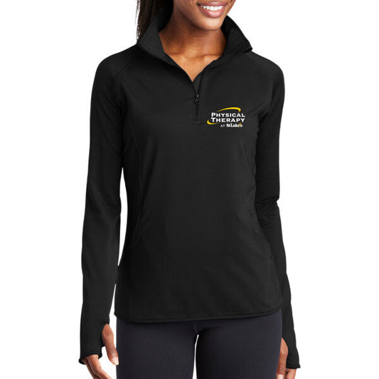 Sport-Tek Women's Sport-Wick Stretch 1/4-Zip Pullover - LST850 - SLPT