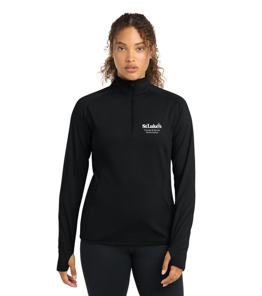 Sport-Tek Women's Sport-Wick Stretch 1/4-Zip Pullover - LST850 - Fitness