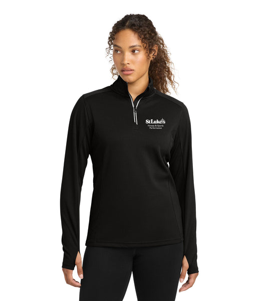 Sport-Tek Women's Sport-Wick Textured 1/4-Zip Pullover - LST860 - Fitness