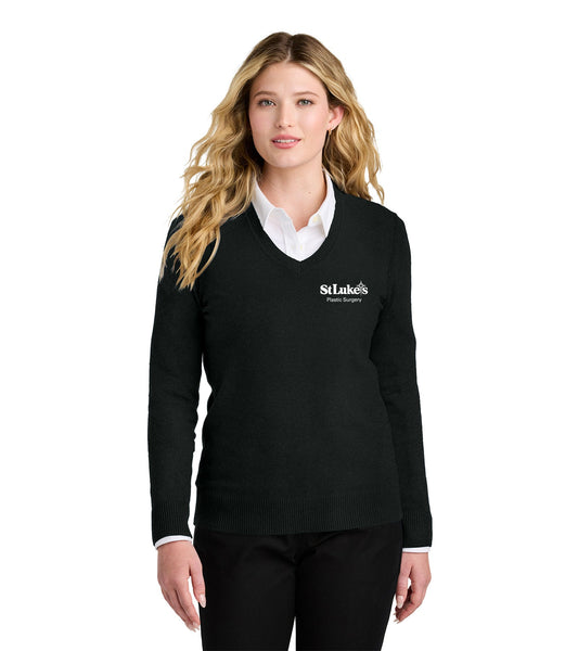 Women’s Easy Care V-Neck Sweater - LSW2850 - Plastic