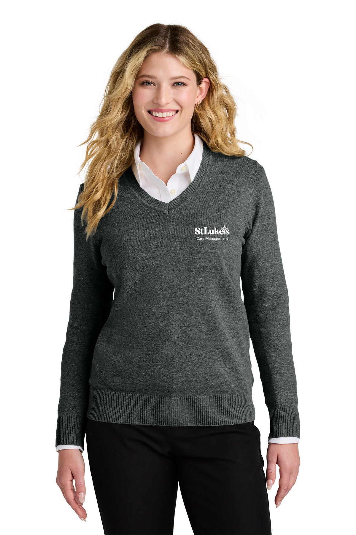 Port Authority Women’s Easy Care V-Neck Sweater - LSW2850 - Care Management
