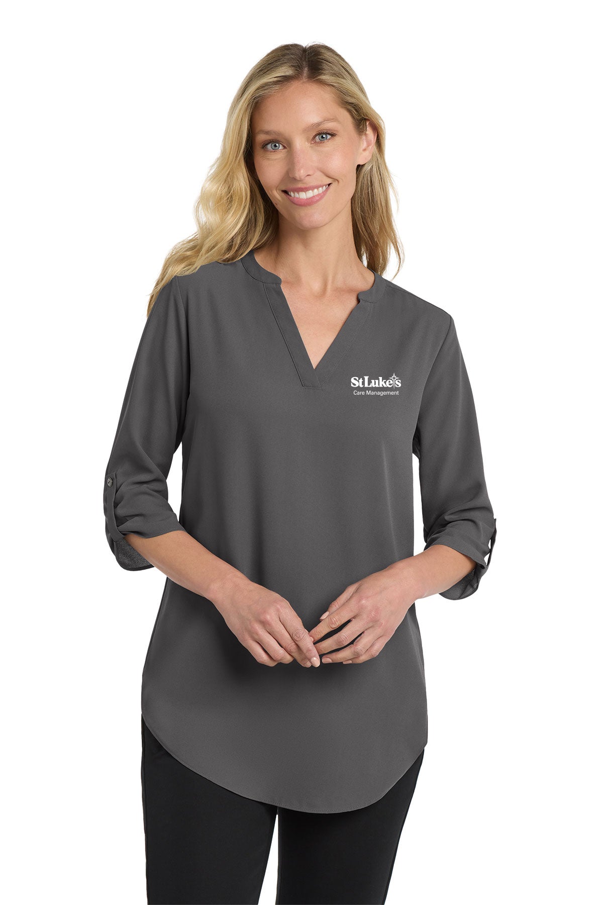 Port Authority Women's 3/4-Sleeve Tunic Blouse - LW701 - Care Management
