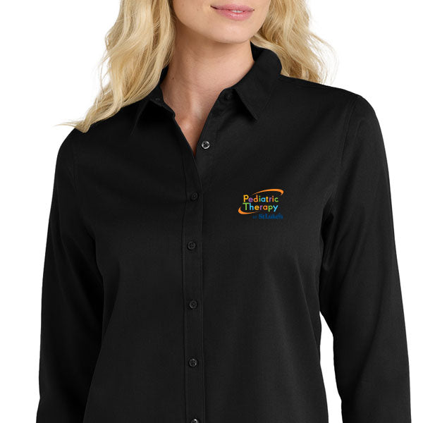 Port Authority Women's Long Sleeve SuperPro React - LW808 - SLPT