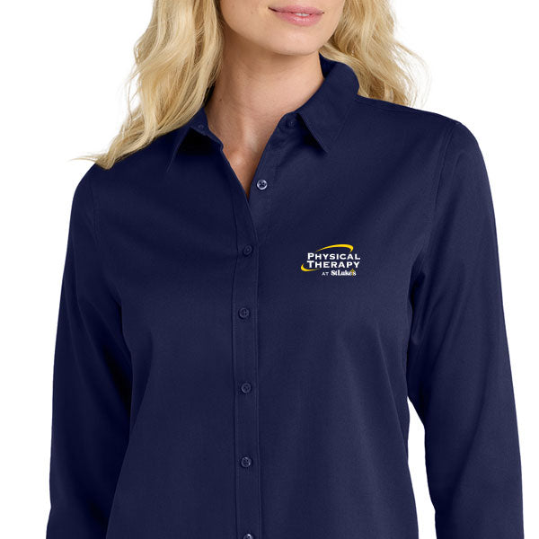 Port Authority Women's Long Sleeve SuperPro React - LW808 - SLPT