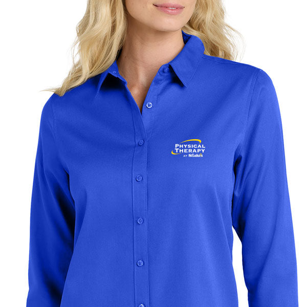 Port Authority Women's Long Sleeve SuperPro React - LW808 - SLPT