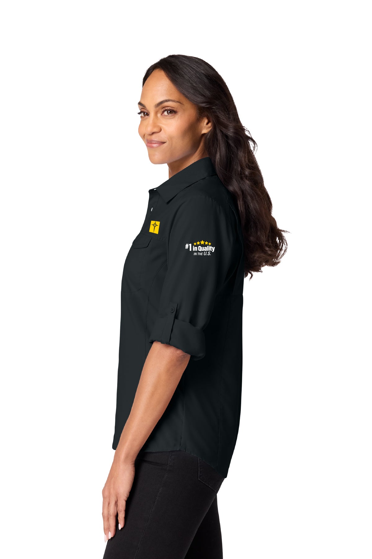 Port Authority Women's Long Sleeve UV Daybreak Shirt - LW960 - Leadership