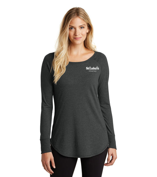 Ladies District Perfect Tri Long Sleeve Tee - DT132L - Critical