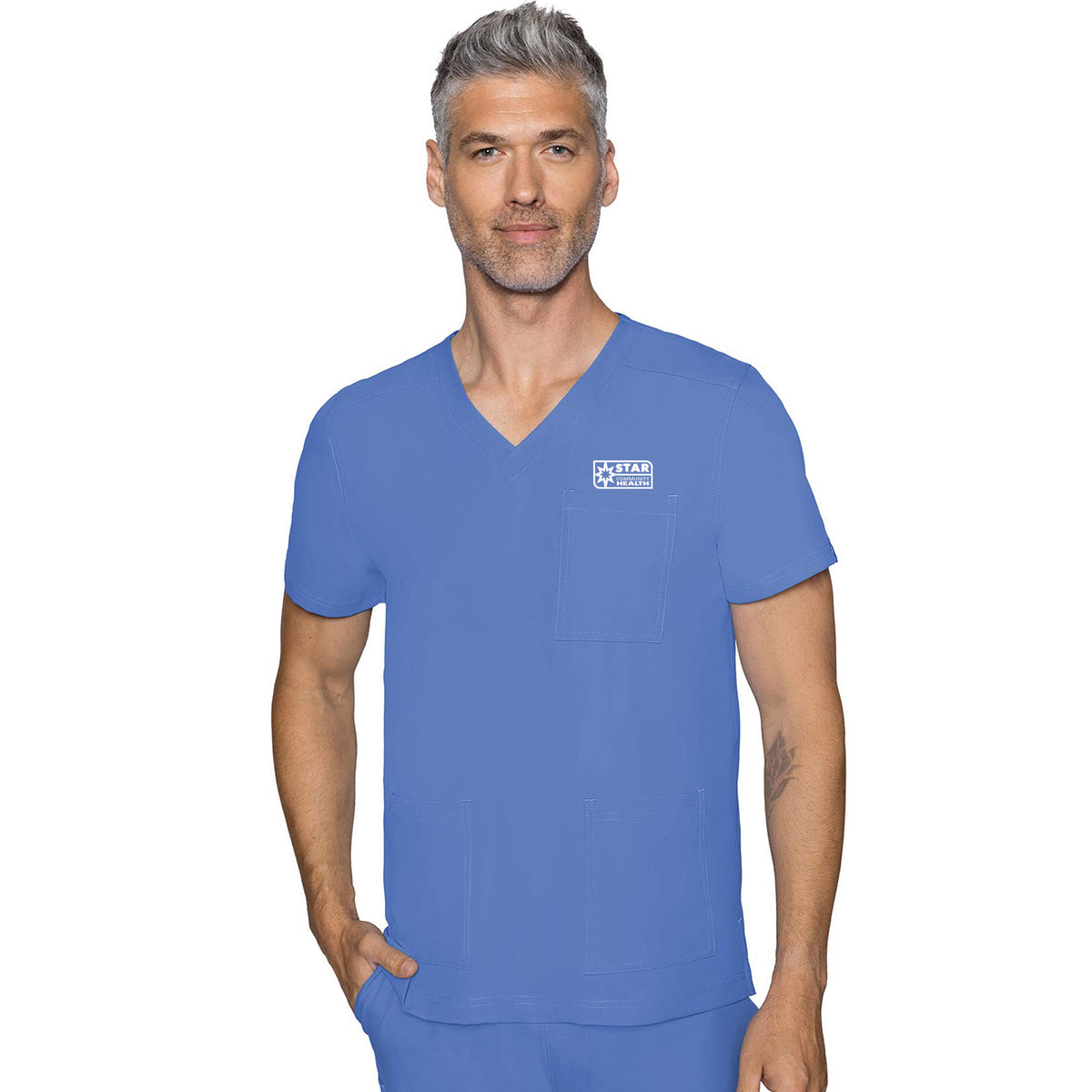 Med Couture Rothwear MC2486 Men's 3 Pocket 30'' Medical Scrub Top - MC2486