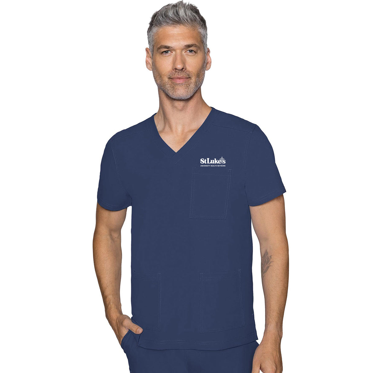 Med Couture Rothwear MC2486 Men's 3 Pocket 30'' Medical Scrub Top - MC2486