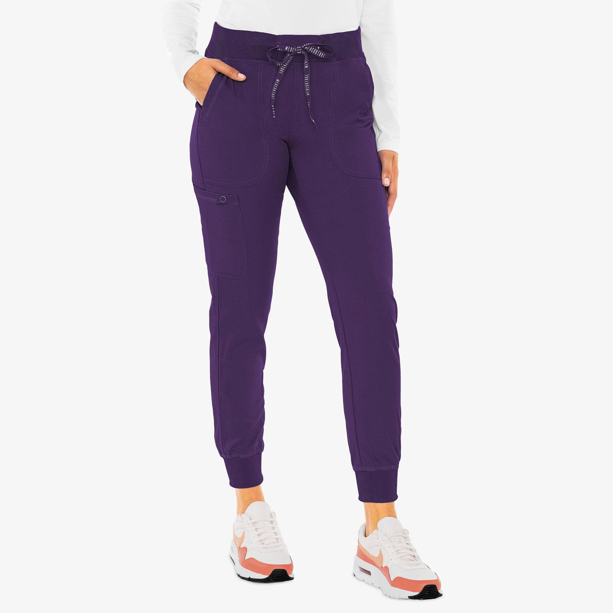 Med Couture Touch Jogger Yoga Pant - MC7710- Petite