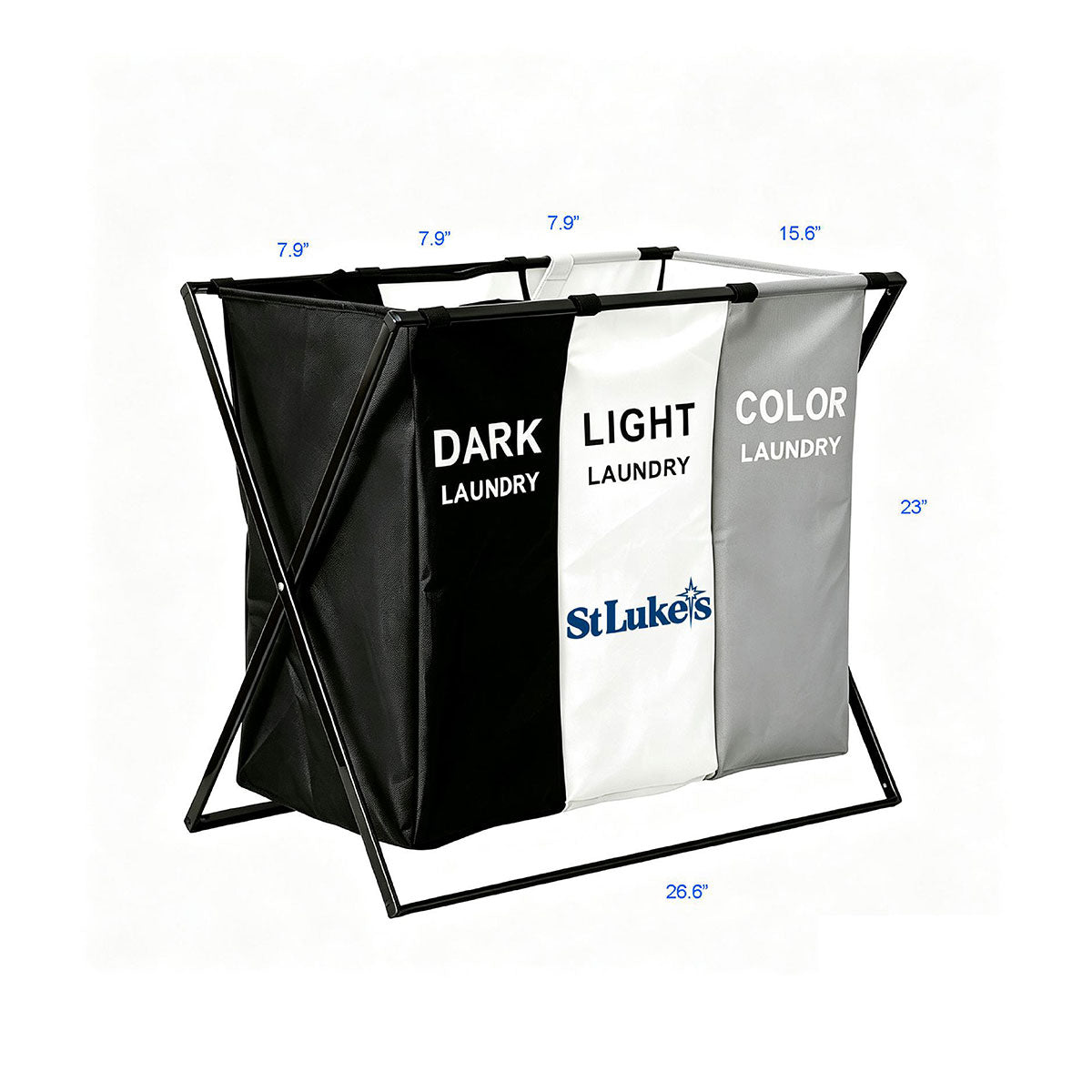Three Color Laundry Hamper