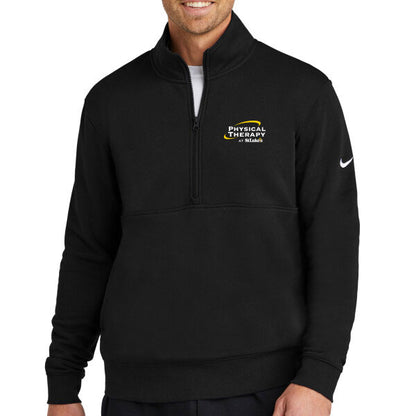 Club Fleece Sleeve Swoosh 1/2 Zip - NKDX6718  - SLPT