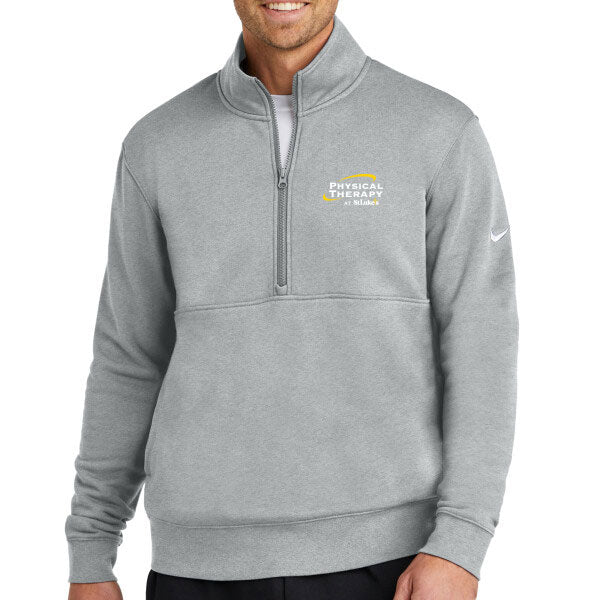 Club Fleece Sleeve Swoosh 1/2 Zip - NKDX6718  - SLPT