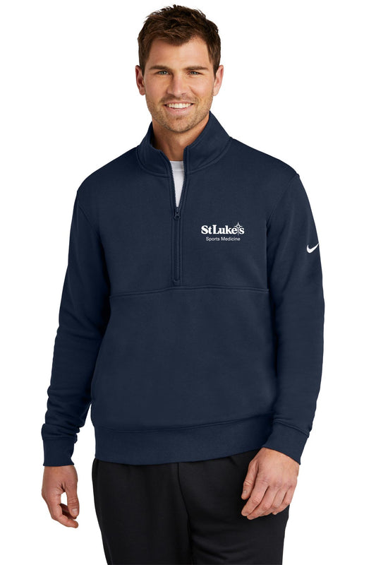 Club Fleece Sleeve Swoosh 1/2 Zip - NKDX6718  - SportsMed