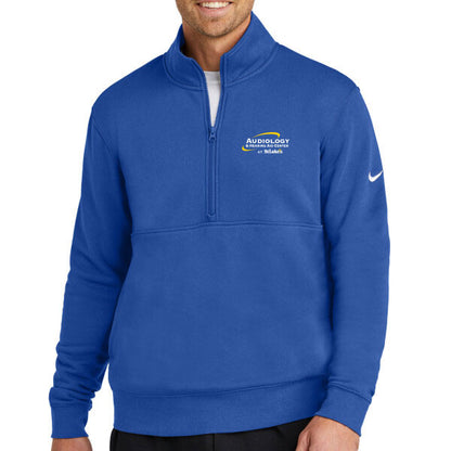 Club Fleece Sleeve Swoosh 1/2 Zip - NKDX6718  - SLPT