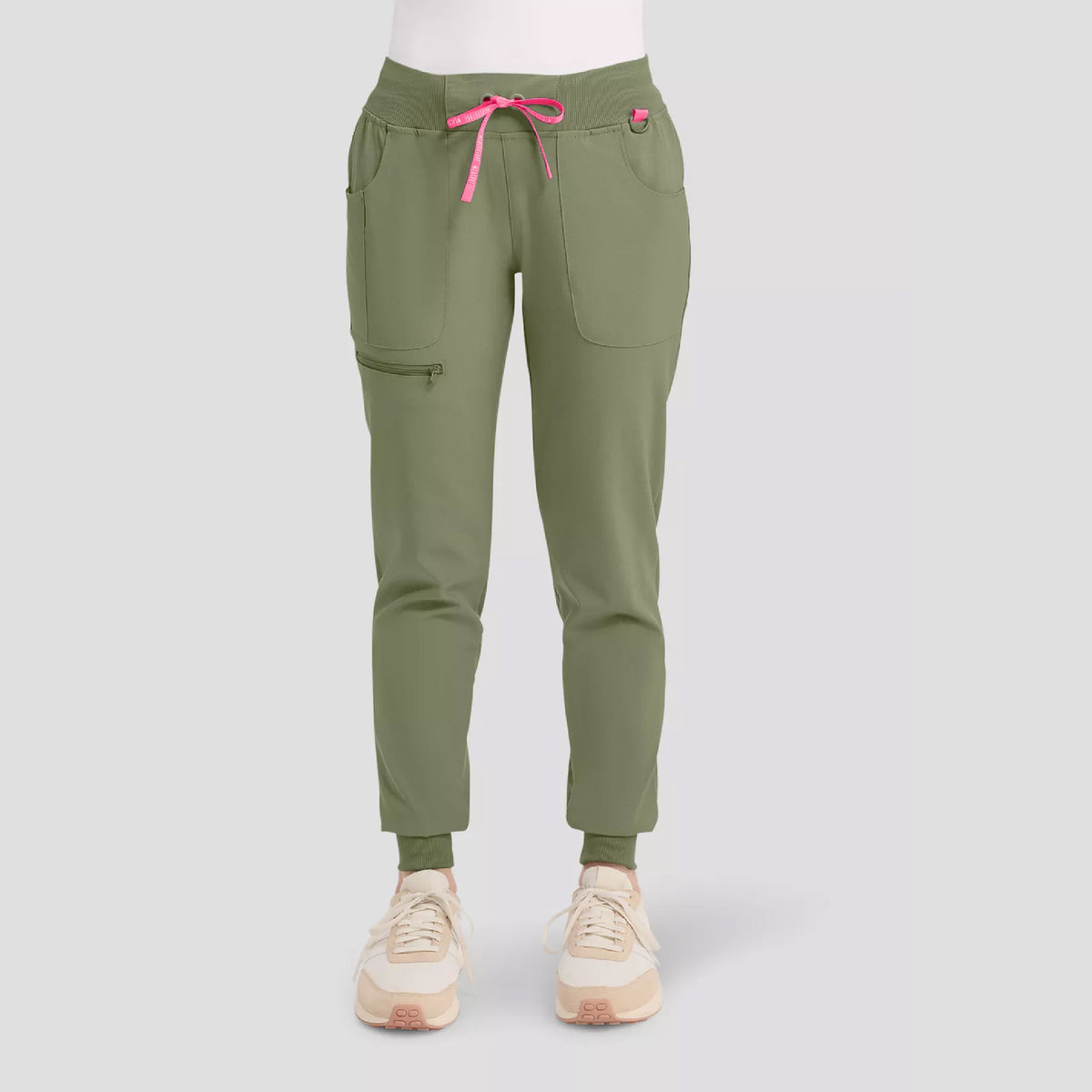 Med Couture Amp Women's 6-Pocket STRETCH Jogger Scrub Pant - MC102