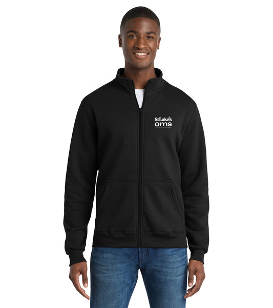 Port & Co Core Fleece Cadet Full-Zip Sweatshirt - PC78FZ - OMS