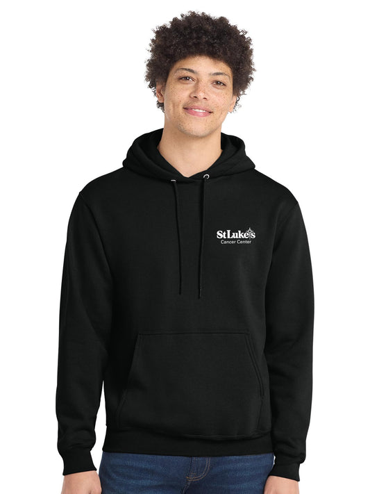 Port & Co Core Fleece Pullover Hooded Sweatshirt - PC78H - Cancer Center
