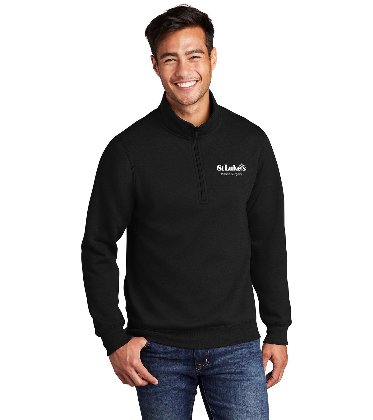 Port & Company  Core Fleece 1/4-Zip Pullover Sweatshirt - PC78Q - Plastic