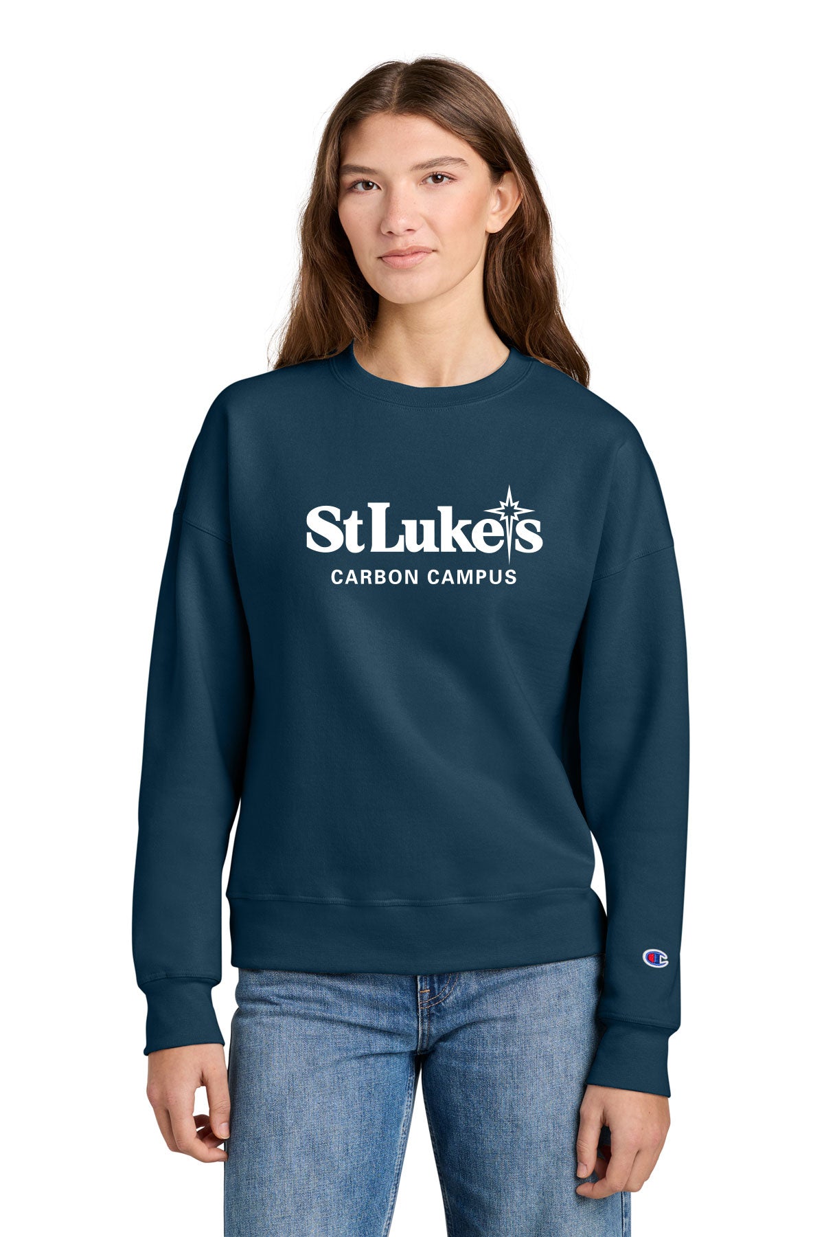 Champion Women’s Powerblend Crewneck Sweatshirt - SL650 - Carbon