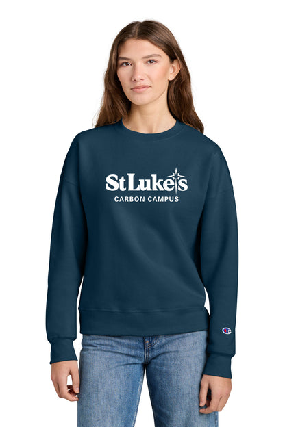 Champion Women’s Powerblend Crewneck Sweatshirt - SL650 - Carbon