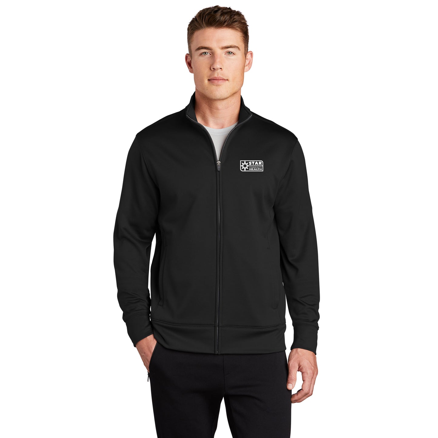 Men's Sport-Tek® Sport-Wick Fleece Full-Zip Jacket - ST241