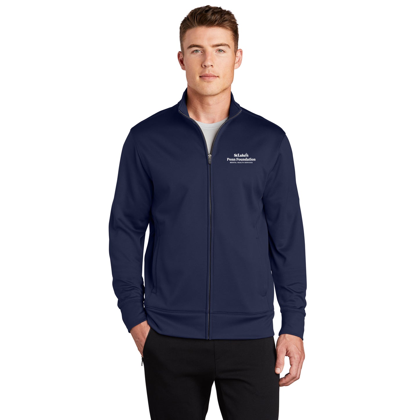 Men's Sport-Tek® Sport-Wick Fleece Full-Zip Jacket - ST241