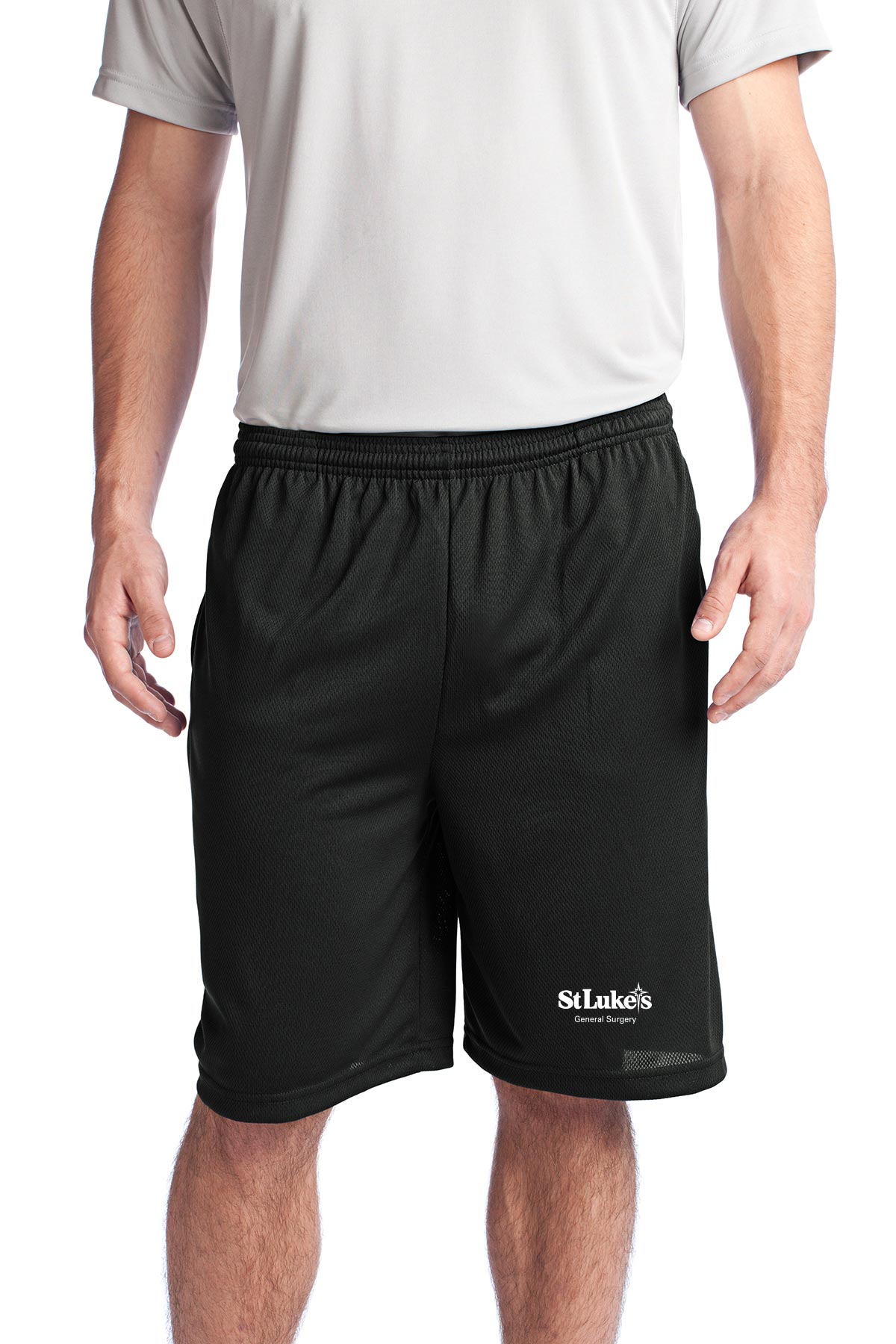 Sport-Tek PosiCharge Tough Mesh Pocket Short - ST312 -  Gen/ENT
