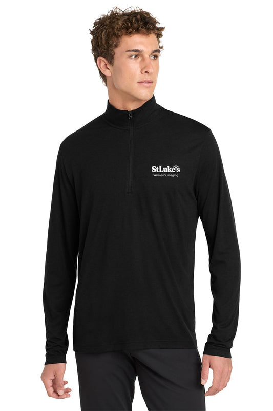 Men's Sport-Tek PosiCharge  Tri-Blend Wicking 1/4-Zip Pullover - ST407 - WomensImg