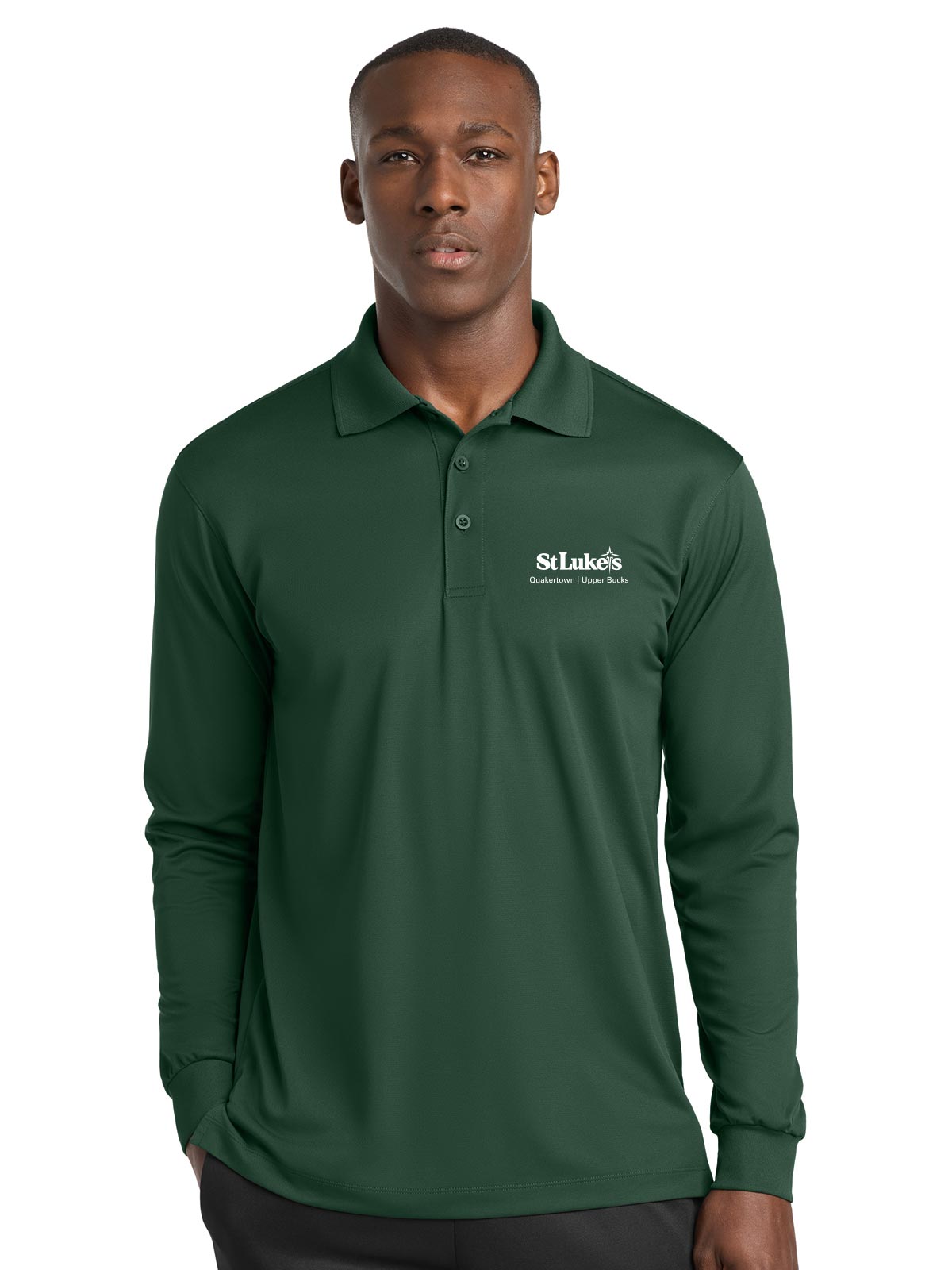 Sport-Tek Long Sleeve Micropique Sport-Wick Polo - ST657 - Quakertown