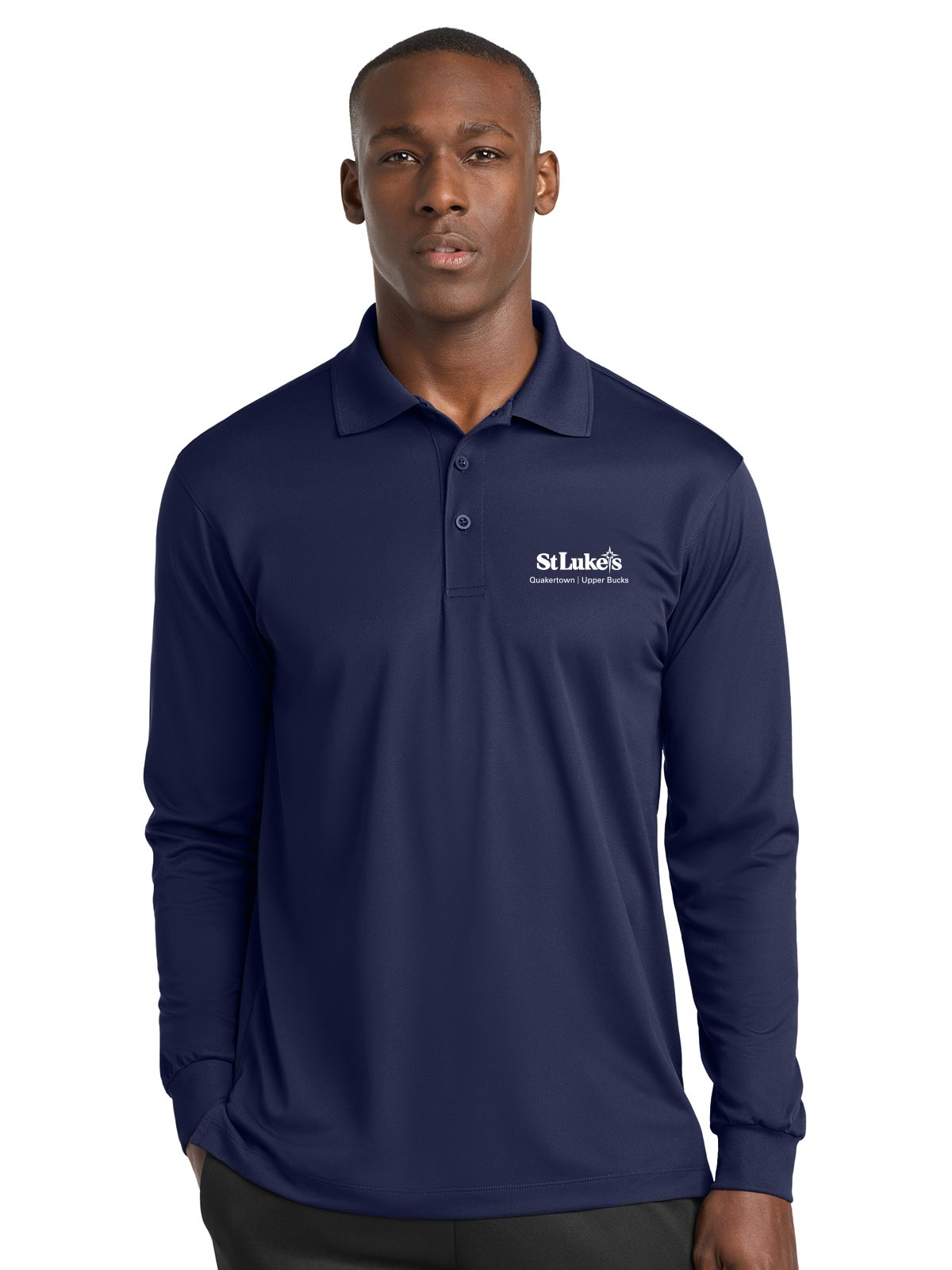 Sport-Tek Long Sleeve Micropique Sport-Wick Polo - ST657 - Quakertown