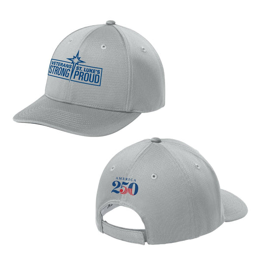 St. Luke's Proud Mesh Stretch-Tek Adjustable Cap - STC71 - Veteran