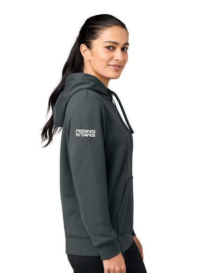 Nike Women's Club Fleece Sleeve Swoosh Pullover Hoodie - NKFD9889 - NIL