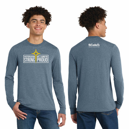 District Perfect Tri Long Sleeve Tee - DM132 - Veteran
