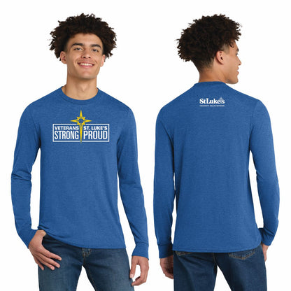 District Perfect Tri Long Sleeve Tee - DM132 - Veteran
