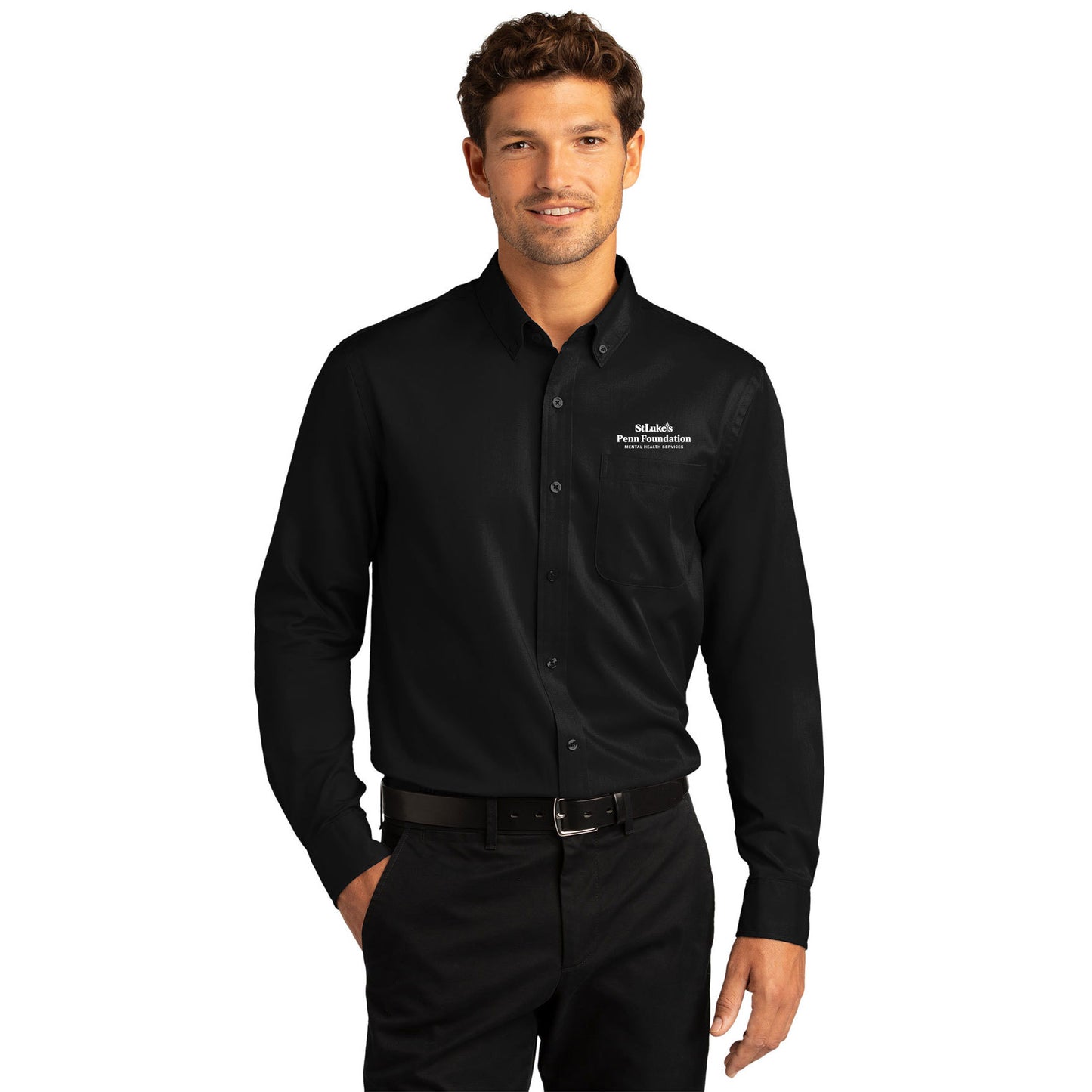 Port Authority® Long Sleeve SuperPro React™ Twill Shirt - W808