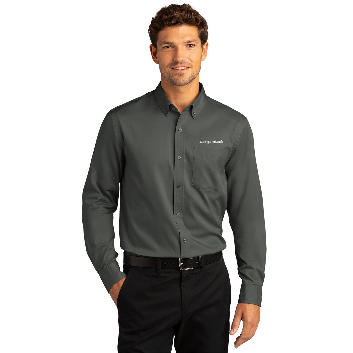 Port Authority® Long Sleeve SuperPro React™ Twill Shirt - W808