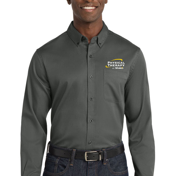 Port Authority Long Sleeve SuperPro React Twill Shirt - W808 - SLPT