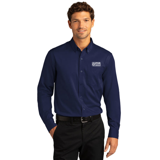 Port Authority® Long Sleeve SuperPro React™ Twill Shirt - W808