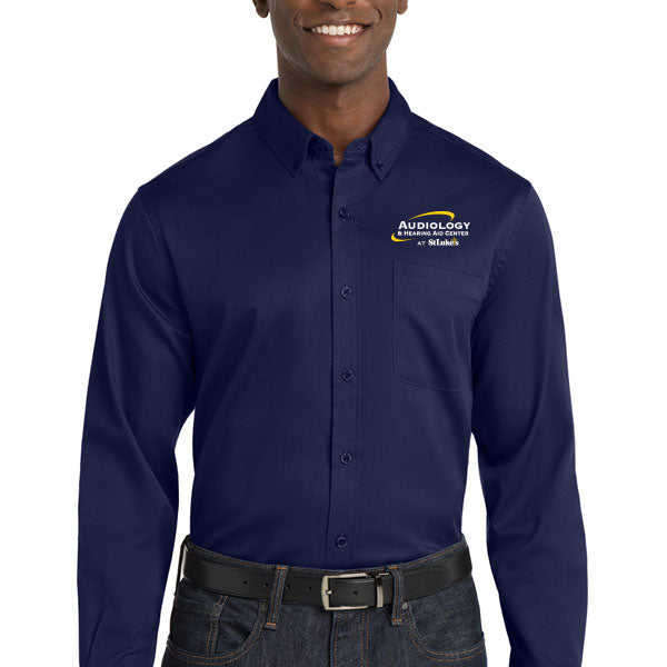 Port Authority Long Sleeve SuperPro React Twill Shirt - W808 - SLPT