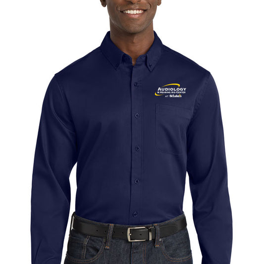 Port Authority Long Sleeve SuperPro React Twill Shirt - W808 - SLPT