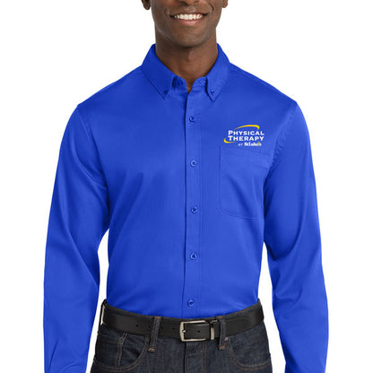Port Authority Long Sleeve SuperPro React Twill Shirt - W808 - SLPT