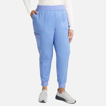 Cherokee Women's Mid Rise Jogger Scrub Pant - WW115 - Petite